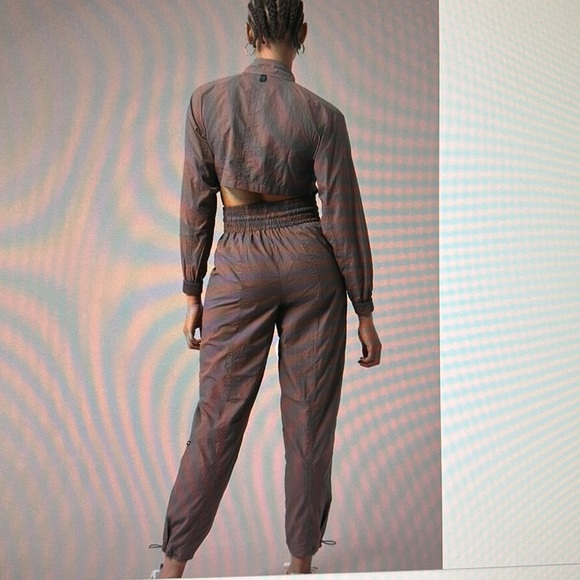 Athleta Pants & Jumpsuits Athlete X Alicia Keys Open Back Utility Jumpsuit Smoked Almond
